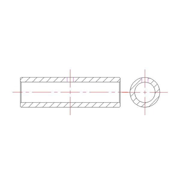 SS304 Stainless Steel Straight Spanner Bushing Drawing
