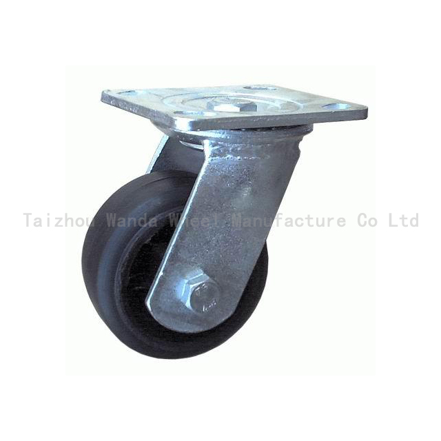 640x640 Cast Iron Hub Rubber Swivel Caster4x2 水印