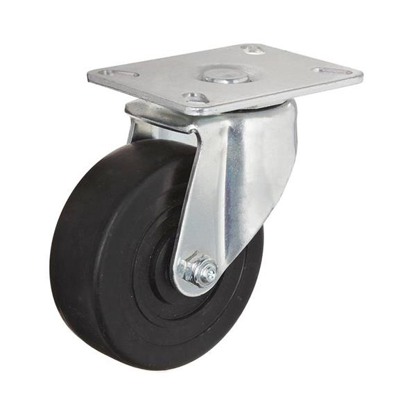 4x1.25 hard rubber swivel casters
