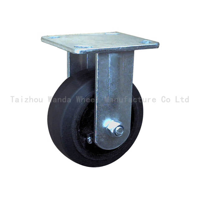 640x640 Cast Iron Hub Rubber Rigid Caster 5x2 水印